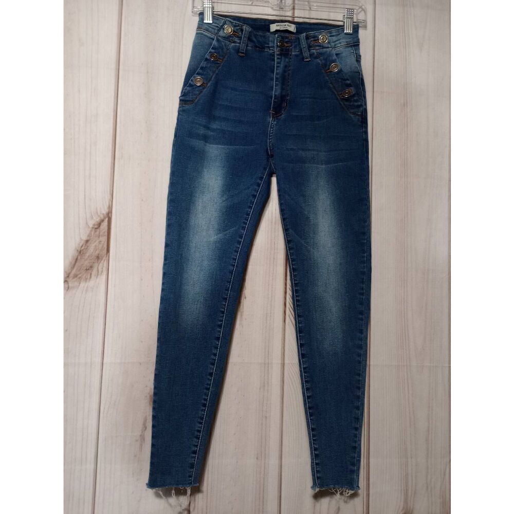American Bazi Jeans Ladies‎ Small Jeggings Raw Hem